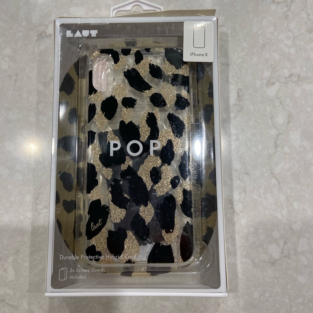 Leopard iPhone XS case